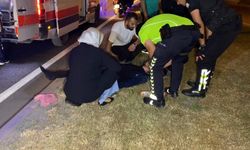 Bursa'da motosikletten düşen genç sürücü yaralandı