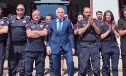 Bursa İtfaiyesi’nden A Milli Takım’a anlamlı destek