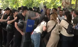 Eylem yapan öğretmenlere polis müdahalesi