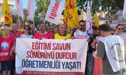 Özel Sektör Öğretmenleri Sendikası’ndan Bursa’da eylem