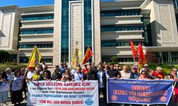 Tüm Bel-Sen’den Büyükşehir önünde toplu sözleşme eylemi