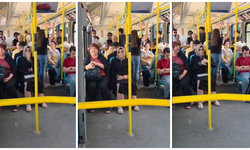 Bursa metrosunda 'telefon' kavgası