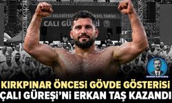 64. Geleneksel Çalı Yağlı Güreşleri’nde Başpehlivan Erkan Taş oldu