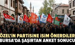 Bursa'da şaşırtan anket sonucu: Özgür Özel'e parti adı önerdiler