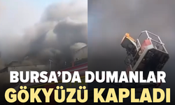 Bursa’da iş yerinde yangın: Dumanlar mahalleyi sardı