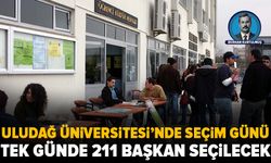 Bursa Uludağ Üniversitesi’nde demokrasi günü: Tek günde 211 başkan seçilecek