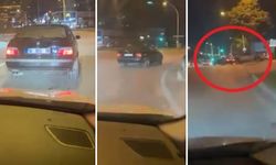 Drift şovu az daha faciayla sonuçlanıyordu