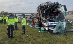 Yolcu otobüsünde feci kaza