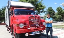 Yeşilçam filmlerinden fırlamış gibi: Hurda kamyonu ev yaptı!