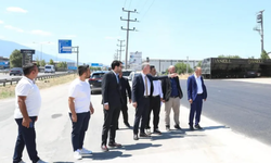 Bursa'da sanayi yollarına asfalt düzenlemesi