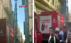 İstiklal Caddesi'nde alışveriş merkezinde yangın