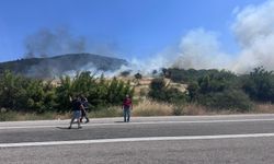 Orman yangınına havadan ve karadan müdahale sürüyor