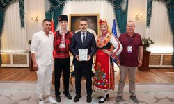 Altın Karagöz ekiplerinden Başkan Vekili Biba'ya ziyaret
