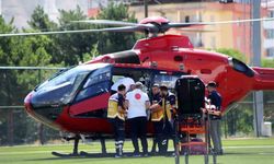 22 yaşındaki genç hava ambulansıyla Malatya'ya sevk edildi