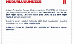 Ankara'da kaçakçılık operasyonu: 30 bin adet kaçak puro ele geçirildi