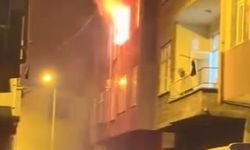 Artvin'in Hopa ilçesinde ev yangını