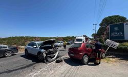 Ayvalık'ta trafik kazası: 2 yaralı