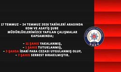 Bingöl'de bir haftada 11 şüpheli yakalandı