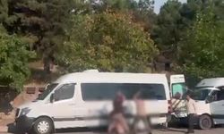 Cadde ortasında dehşet anları: Demir sopalarla darp ettiler