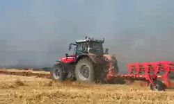 Eskişehir'de tarım arazisinde yangın paniği