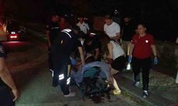 Genç kadının mazgala sıkışan ayağı itfaiye ekibi sayesinde kurtarıldı