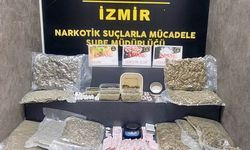 İzmir'de zehir tacirlerine baskın: 11,5 kilo uyuşturucu ele geçirildi
