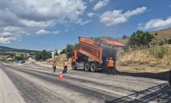 Jandarmanın yol kontrol noktası yenilendi