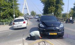Karşı yola geçmek için alt geçidi kullanmadı, kaza kaçınılmaz oldu