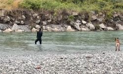 Kelkit Irmağı'nda kaybolan genç için arama çalışmaları yeniden başladı