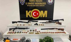 Konya'da tefecilik operasyonunda 4 şüpheli hakkında adli işlem başlatıldı