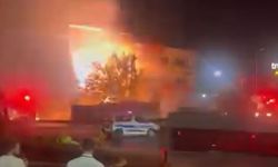 Küçükçekmece'de trafo bomba gibi patladı