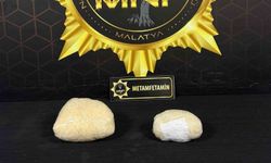 Malatya'da 1 kilo 769 gram metamfetamin ele geçirildi