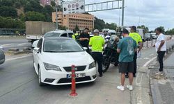 Samsun'da maddi hasarlı trafik kazası