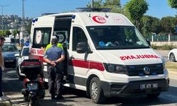 Samsun'da motosiklet kazası: 1 yaralı