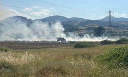 Samsun'da samanlık alanda çıkan yangın söndürüldü