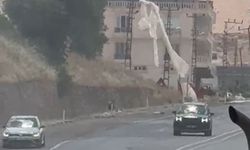 Siirt'te elektrik direğinde çıkan yangın paniğe neden oldu