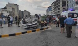 Takla atan otomobilde 19 ve 23 yaşındaki 2 genç can verdi