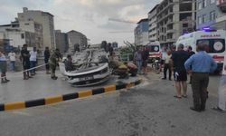 Takla atarak hurdaya dönen Fiat 2 kişiye mezar oldu