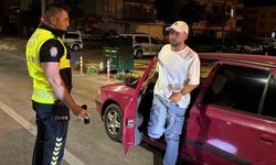 Uygulamada alkollü yakalanan sürücünün ehliyetine el konuldu