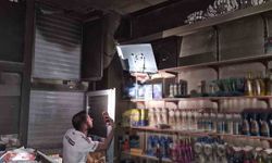 Van'ın Erciş ilçesinde iş yeri yangını