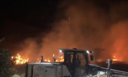 Yozgat'ta hububat ekili alanda yangın