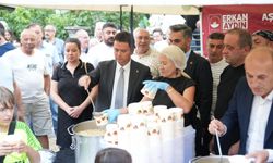 Osmangazi’de aşure kazanları Küplüpınar için kaynadı