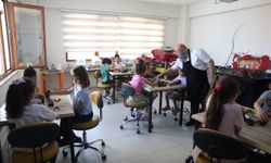 Osmangazi’de çocuklar doğadan sanat üretiyor