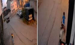 Çocukların oynadığı sokağa drift atarak girip gözden kayboldu!
