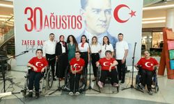 30 Ağustos coşkusu özel öğrencilerin sesinden yükseldi