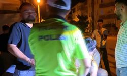 Aksaray'da polis ile vatandaşın kaçak sürücü ve araç polemiği kamerada