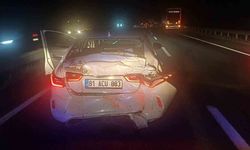 Alkollü tır sürücüsü otomobile arkadan çarptı, 3 yaralı