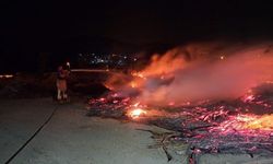 Antakya'da çöplük yangını kontrol altına alındı