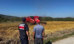 Biçerdöver operatörlerine yangın uyarısı