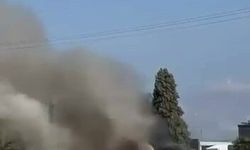 Bir anda patlayan trafo paniğe sebep oldu